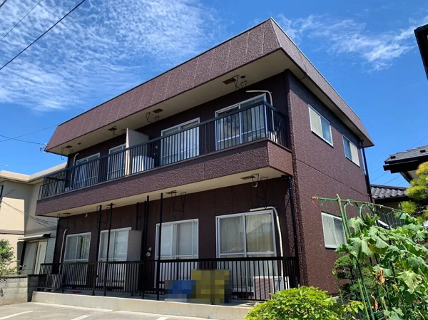 【見積もり事例】愛知県豊橋市・アパート　外壁塗装・屋根塗装 (2)