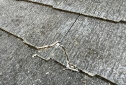 屋根のひび割れ、欠け (1)