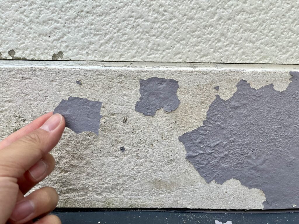 塗膜の剥がれ (1)